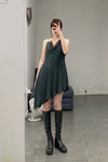 Marc Le Bihan Silk Slip Dress 2612 France MLB-2612 E23-HEI Black 2612 E23
